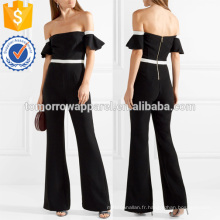 4 Off-the-épaule Crêpe Jumpsuit Fabrication en gros Mode Femmes Vêtements (TA3001J)